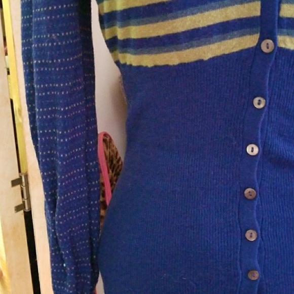 HTF Vintage Free People Cute Cardigan - Picture 5 of 5